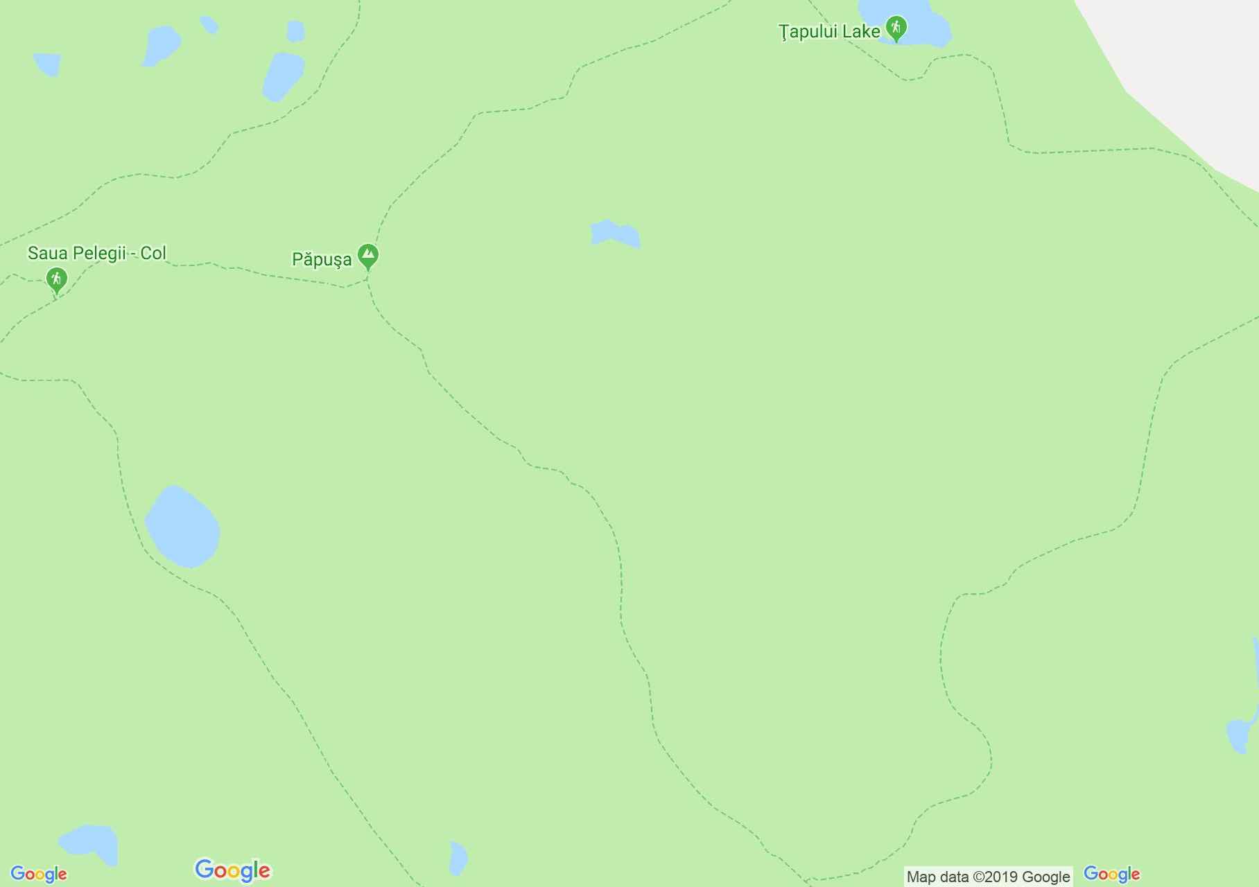 Hartă Muntii Retezat: Lacul Bucura - Vârful Custura