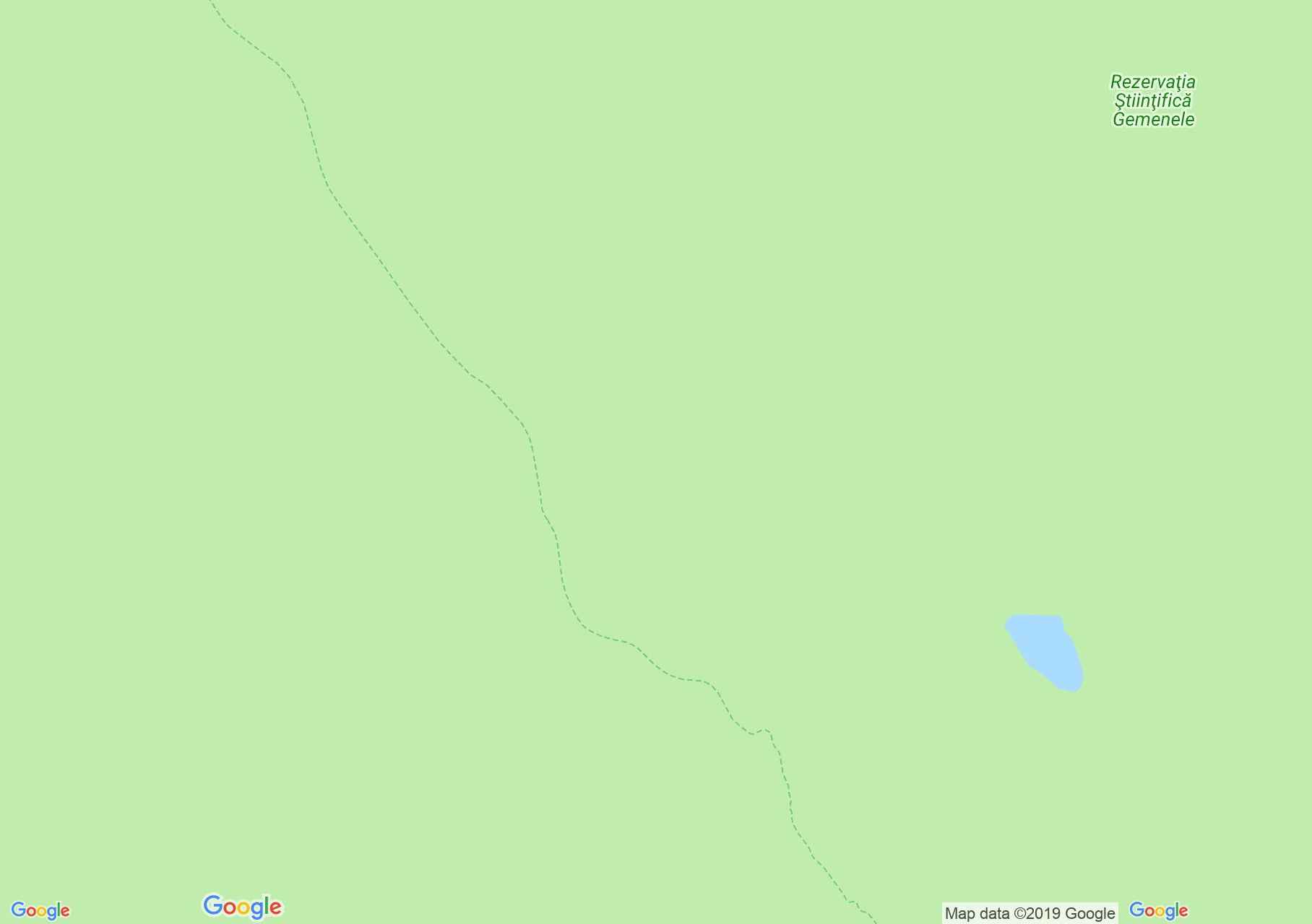 Retyezát hegység: Gura Zlata - Zănoaga tó (térkép)