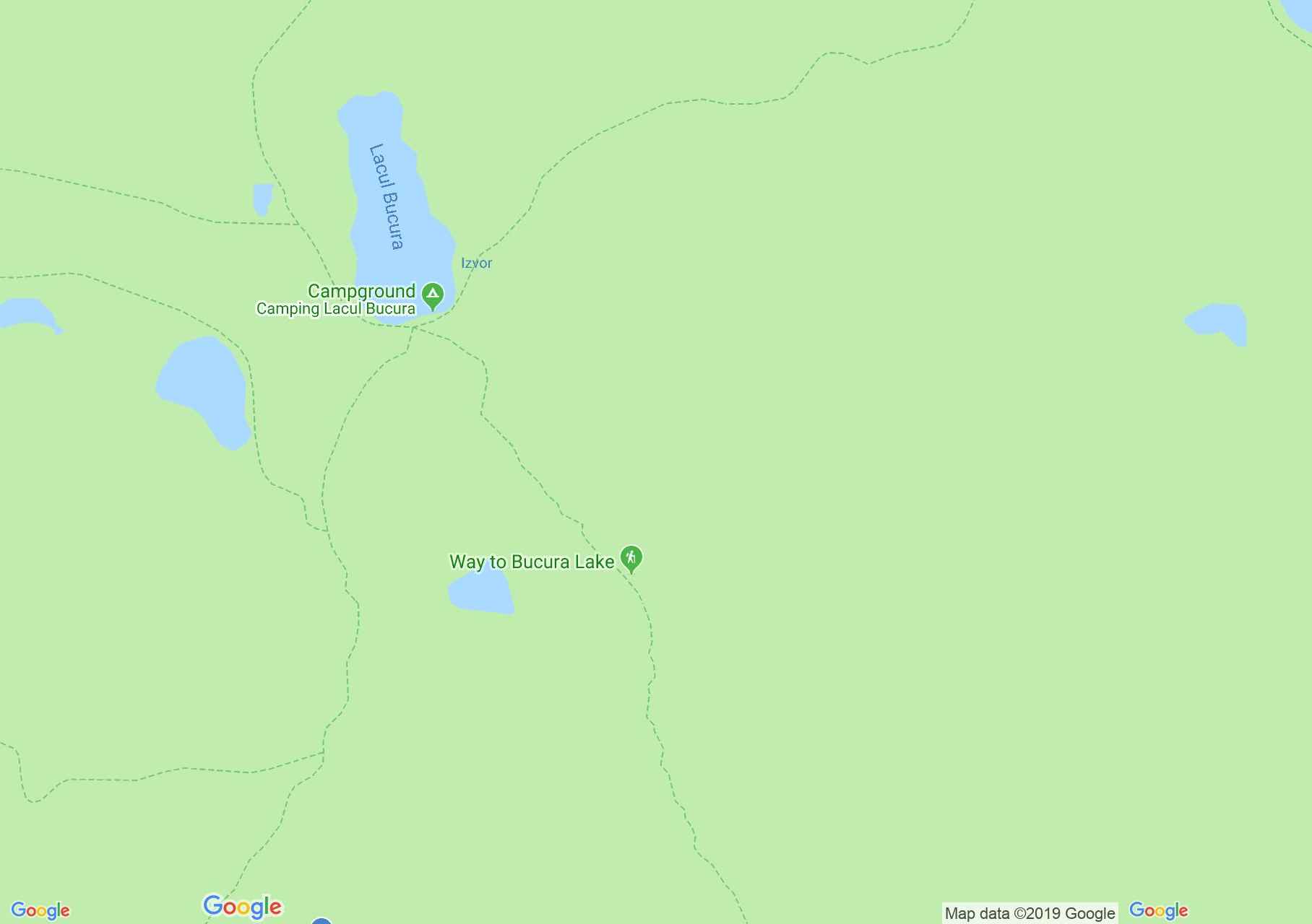 Retyezát hegység: Bucura tó - Câmpul lui Neag (térkép)