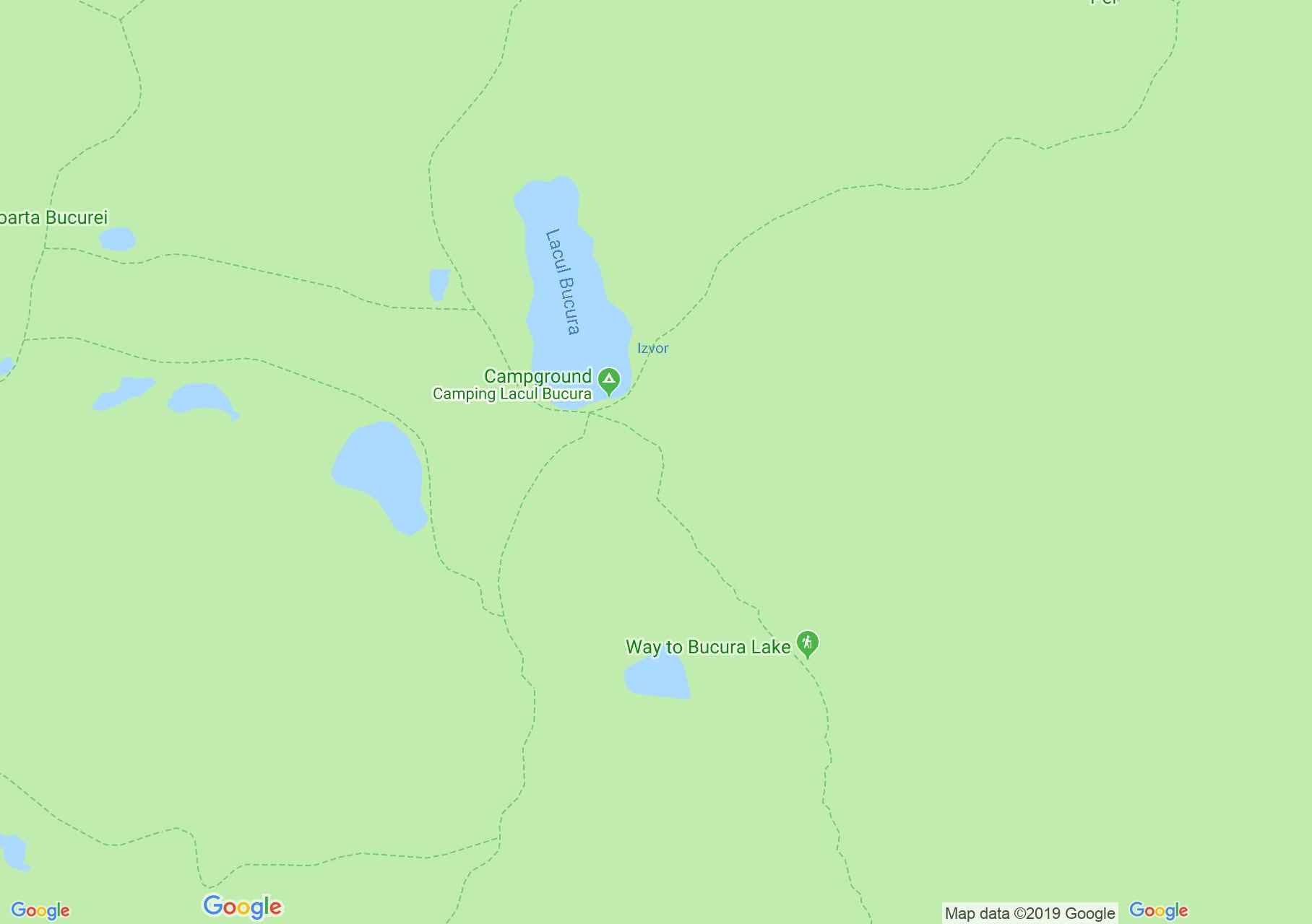 Retyezát hegység: Lia tó (térkép)