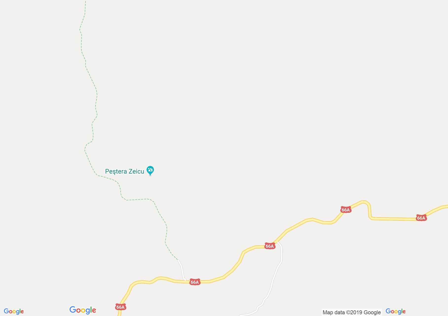 Retyezát hegység: 4-es számú barlang (térkép)