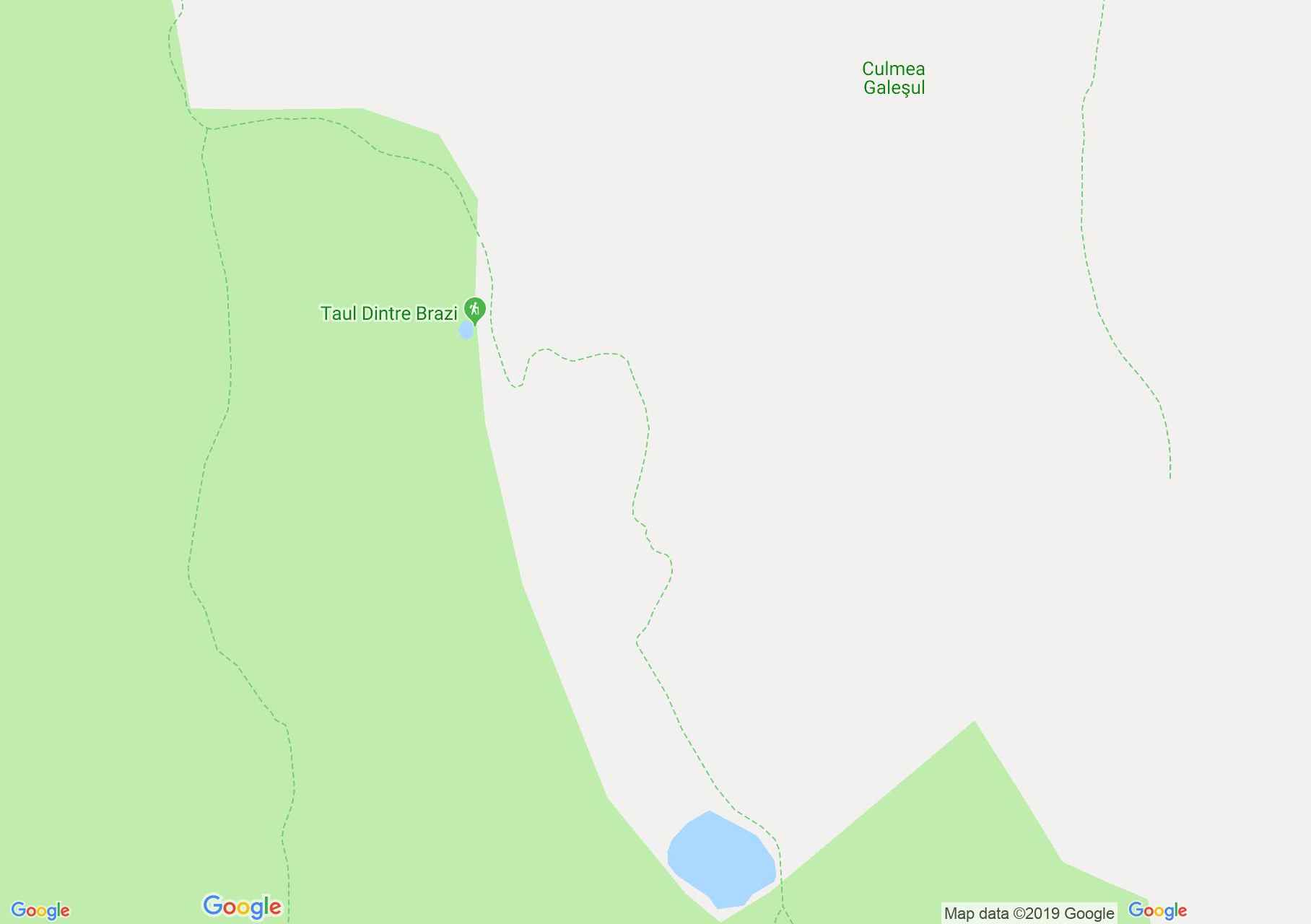 Retyezát hegység: Pietrele menedékház - Vârful Mare (térkép)