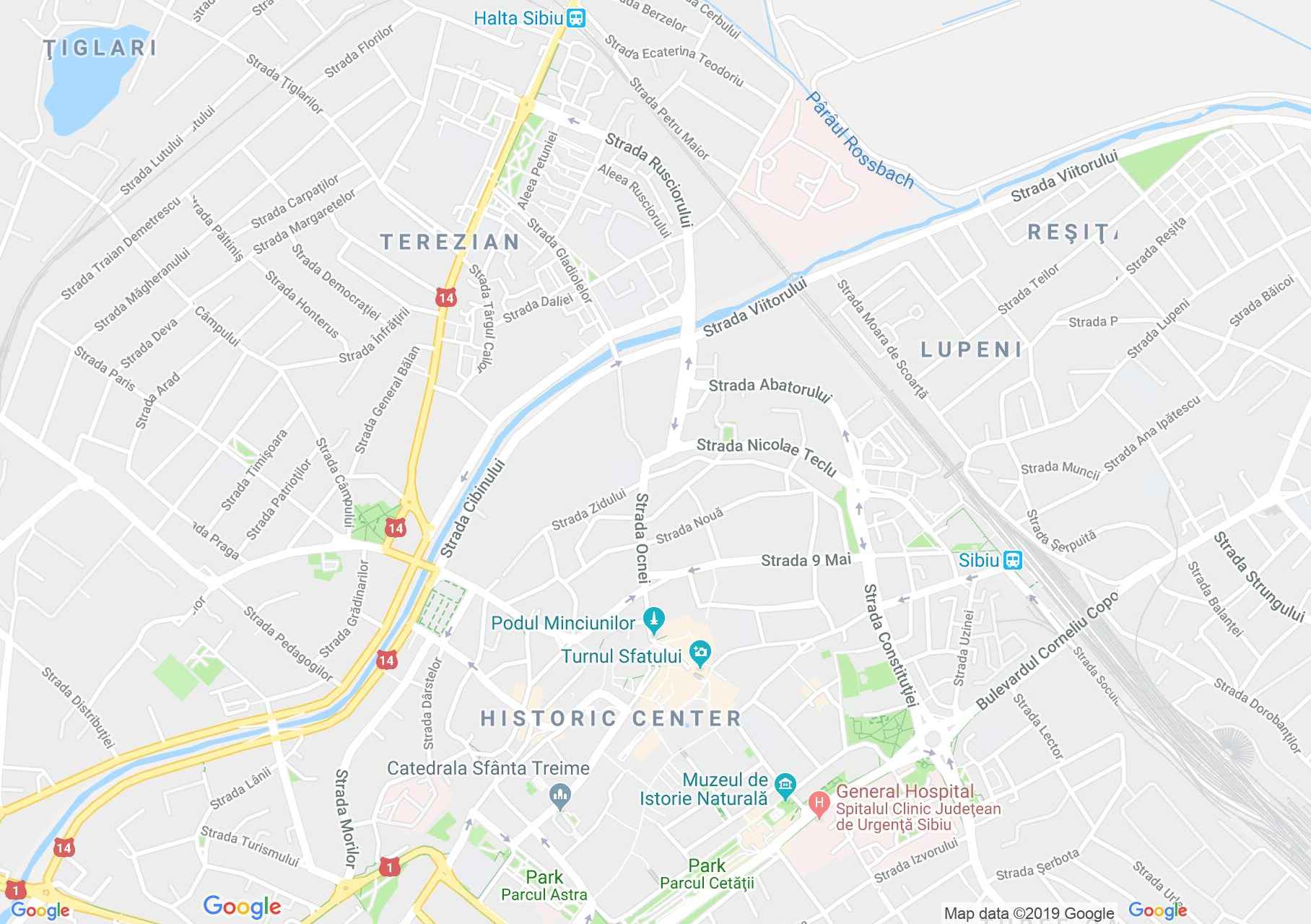 Nagyszeben: Franz Binder múzeum (térkép)