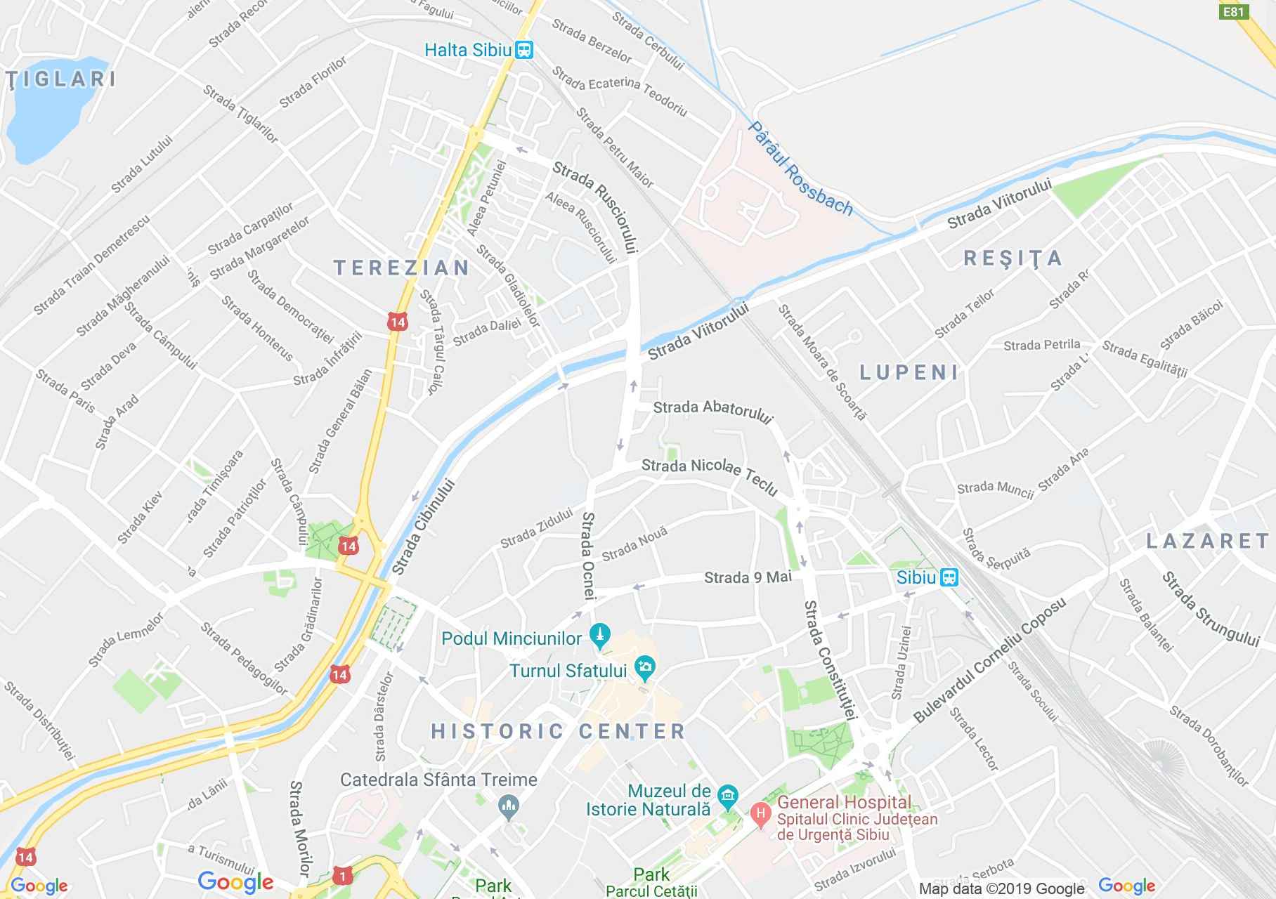 Nagyszeben: Gyógyszerészeti múzeum (térkép)