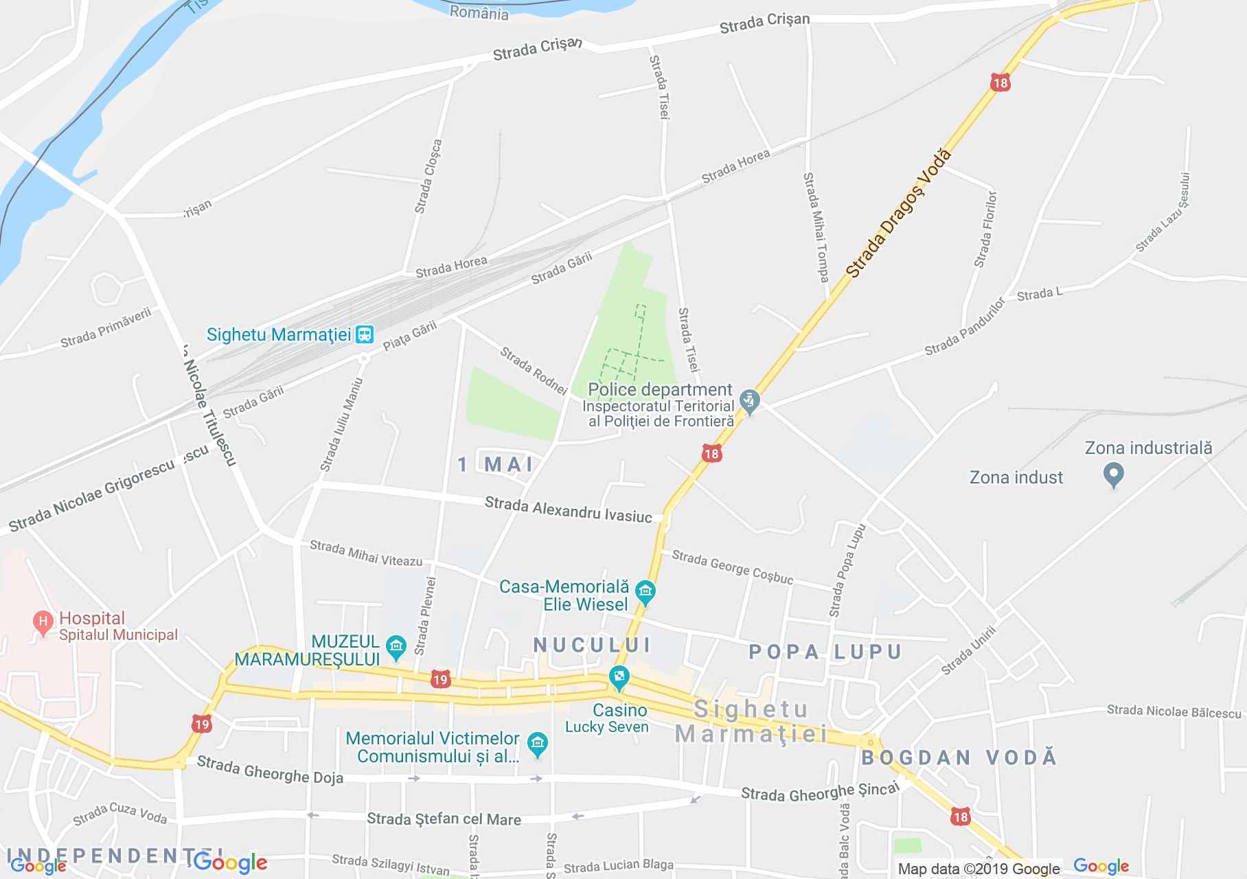 Máramarossziget: Görög katolikus, jelenleg ortodox templom (térkép)