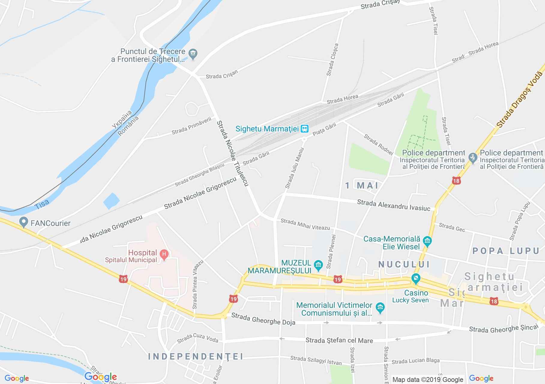 Máramarossziget: Református kollégium (térkép)