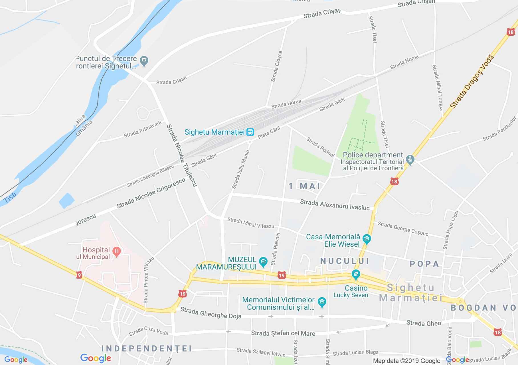 Máramarossziget: Piarista rendi kolostor (térkép)