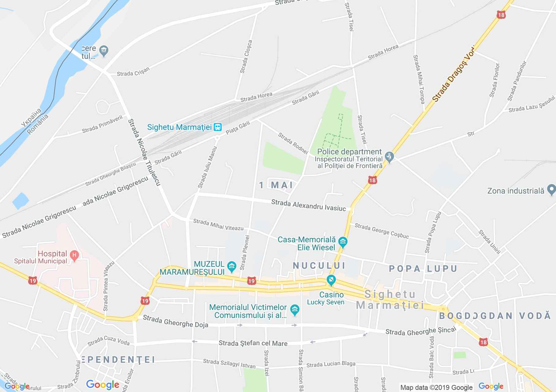 Máramarossziget: Néprajz múzeum (térkép)