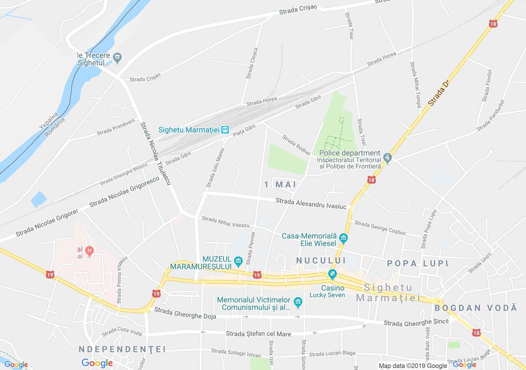 Máramarossziget: Állami felsőbb leányiskola (térkép)