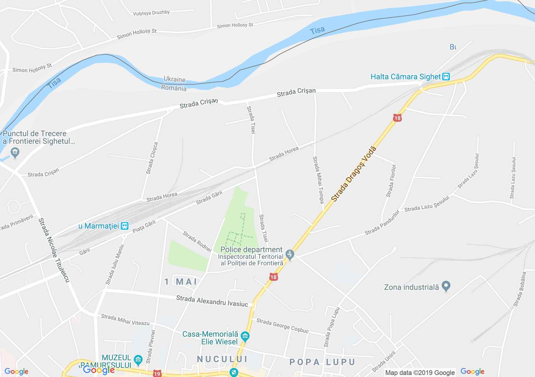 Máramarossziget: Groedel villa (térkép)