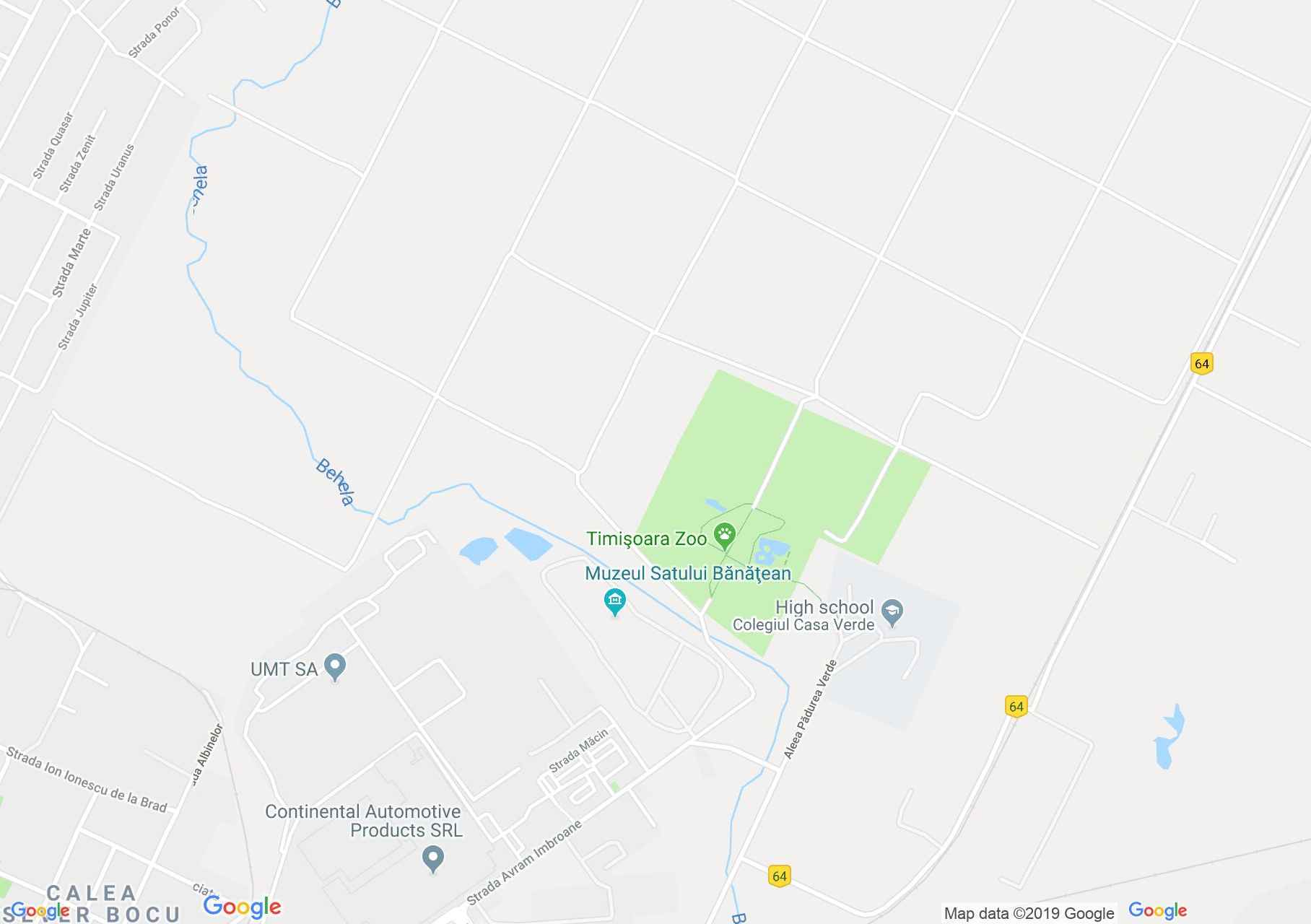 Hartă Timişoara: Muzeul Satului