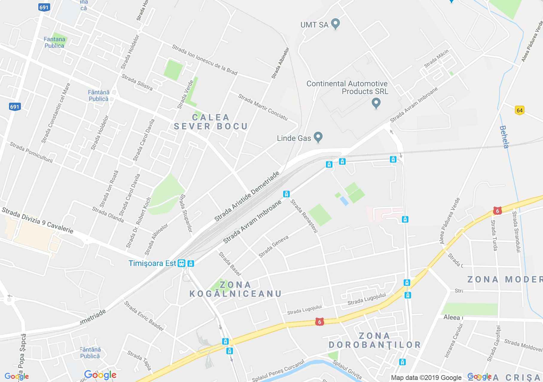 Hartă Timişoara: Turnul de apă din Fabric