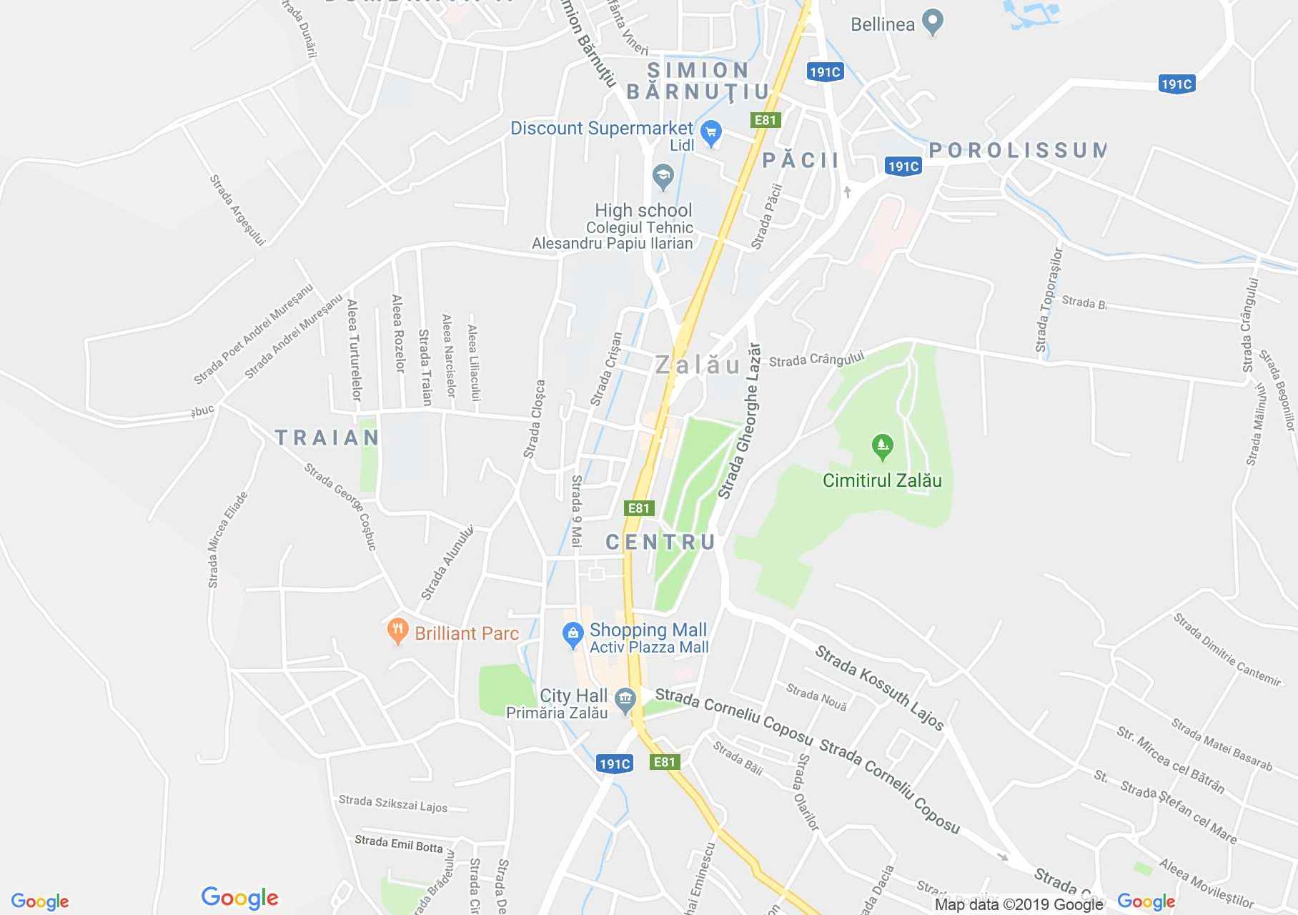 Hartă Zalău: Casa Újvárosi